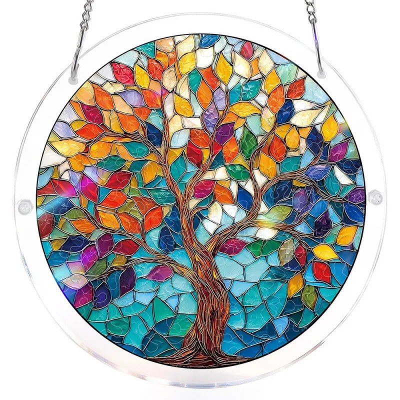 50%OFF 🔥Acrylic Jigsaw Puzzle Suncatcher - Moonlit Riverscape