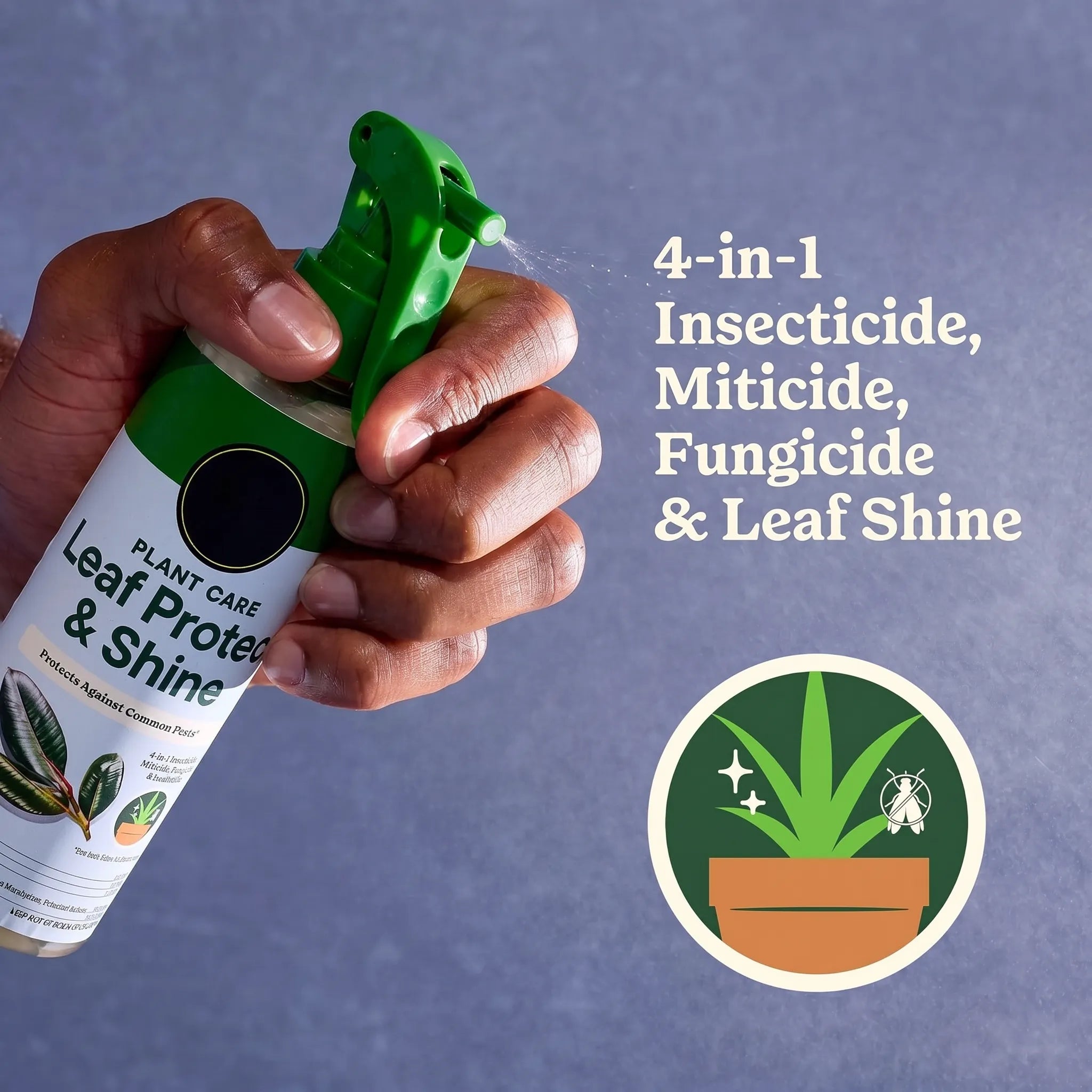 50%OFF 🔥4-in-1 Indoor Plant Pest Control & Leaf Shine Spray