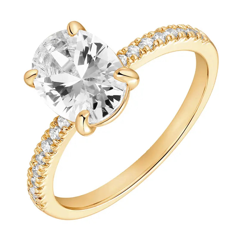🔥 90% OFF TODAY:  The Radiant 4.50-Carat Premium Diamond Simulant Ring - 14K Gold Plated