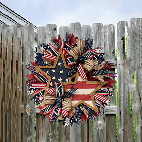 50%OFF 🔥🇺🇸Sentinels of Honor: 250th Anniversary Hand-Tied Wreath