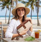 🔥Last Day 50% OFF-Women's long wallet, stylish clutch, elegant solid color blocking wallet