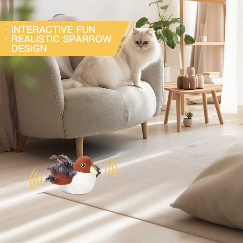 50%OFF 🔥Interactive Chirping Bird Cat Toy