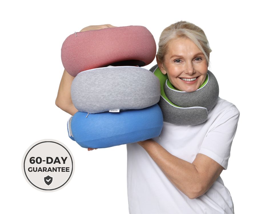 50%OFF 🔥The Ultimate Ergonomic Travel Pillow for Neck Pain Relief – Adjustable Wrap-Around Design