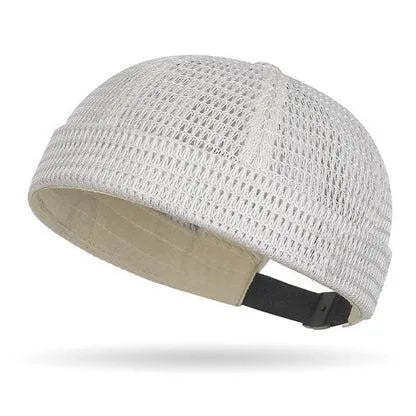 50% OFF🔥Men’s Breathable Brimless Docker Hat – Lightweight Mesh Skull Cap for Summer Outdoor Wear