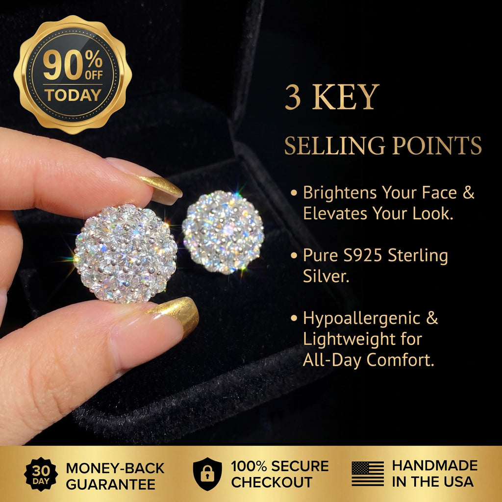 🔥 90% OFF TODAY: Timeless Radiance Earrings – The Elegant Sparkle You Deserve ✨
