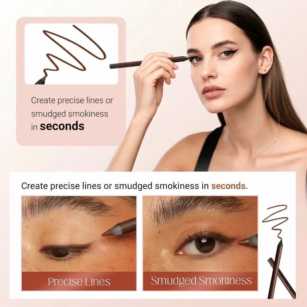 50% OFF🔥LAST DAY SALE - BUY 1 GET 1 FREE💜24HR Waterproof Eyeliner — Day to Night Wear