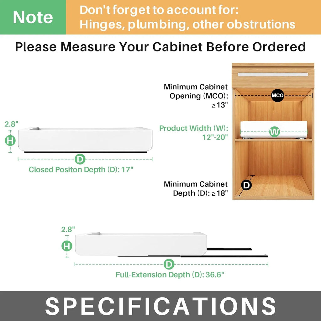 50%OFF 🔥Premium Expandable Pull-Out Cabinet Organizer — Strong, Spacious & Installation-Free