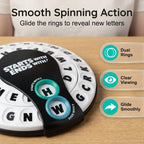 50%OFF 🔥Ultimate Family Night Word Game, Fast-Paced Spin and Guess Educational Board Game, Screen-Free Fun for Kids and Adults