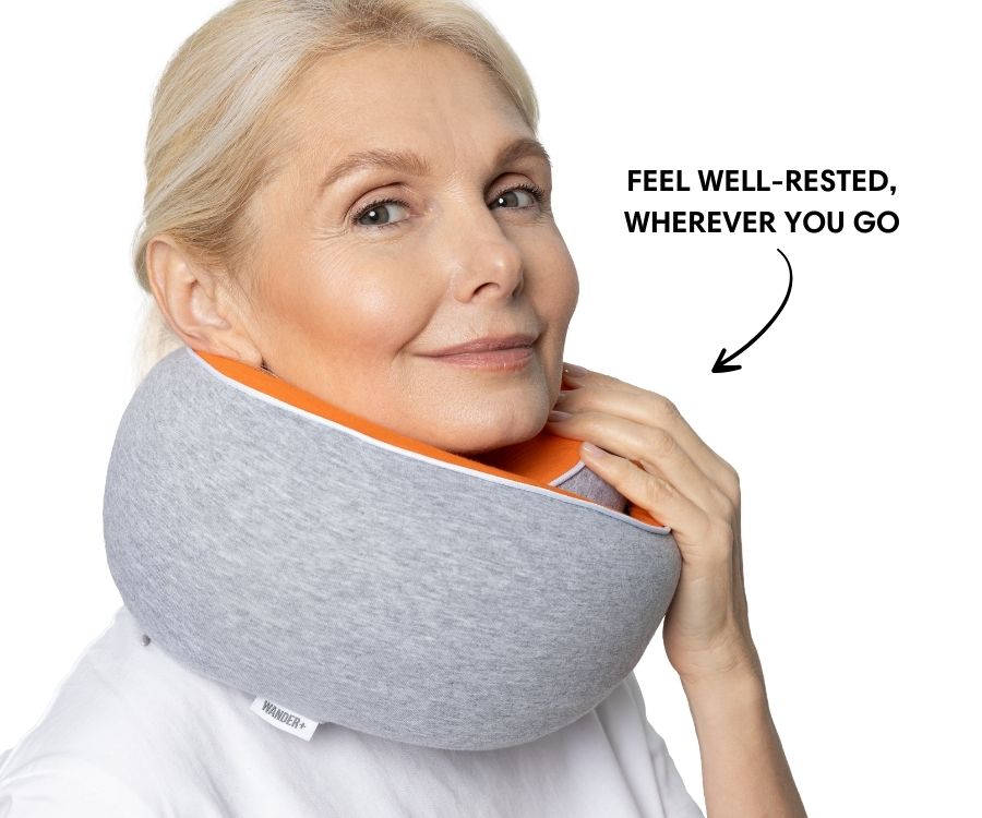 50%OFF 🔥The Ultimate Ergonomic Travel Pillow for Neck Pain Relief – Adjustable Wrap-Around Design