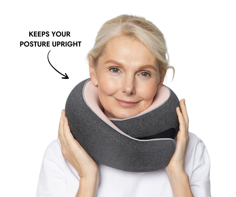 50%OFF 🔥The Ultimate Ergonomic Travel Pillow for Neck Pain Relief – Adjustable Wrap-Around Design