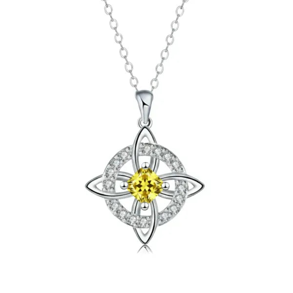 50% OFF🔥Mystical Birthstone Witches Knot Necklace🔮💞Protect Your Loved Ones