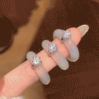 🔥 LAST DAY 90% OFF : Embrace Elegance with the Viral "Ice-Jade" & Moissanite Ring