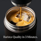 Upgrade Your Morning: Rich, Crema-Topped Espresso in Just 3 Minutes.