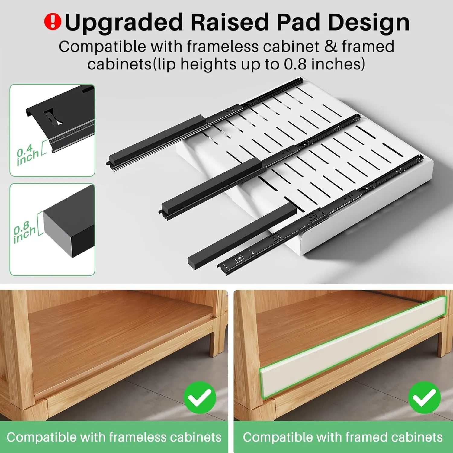 50%OFF 🔥Premium Expandable Pull-Out Cabinet Organizer — Strong, Spacious & Installation-Free