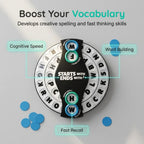 50%OFF 🔥Ultimate Family Night Word Game, Fast-Paced Spin and Guess Educational Board Game, Screen-Free Fun for Kids and Adults