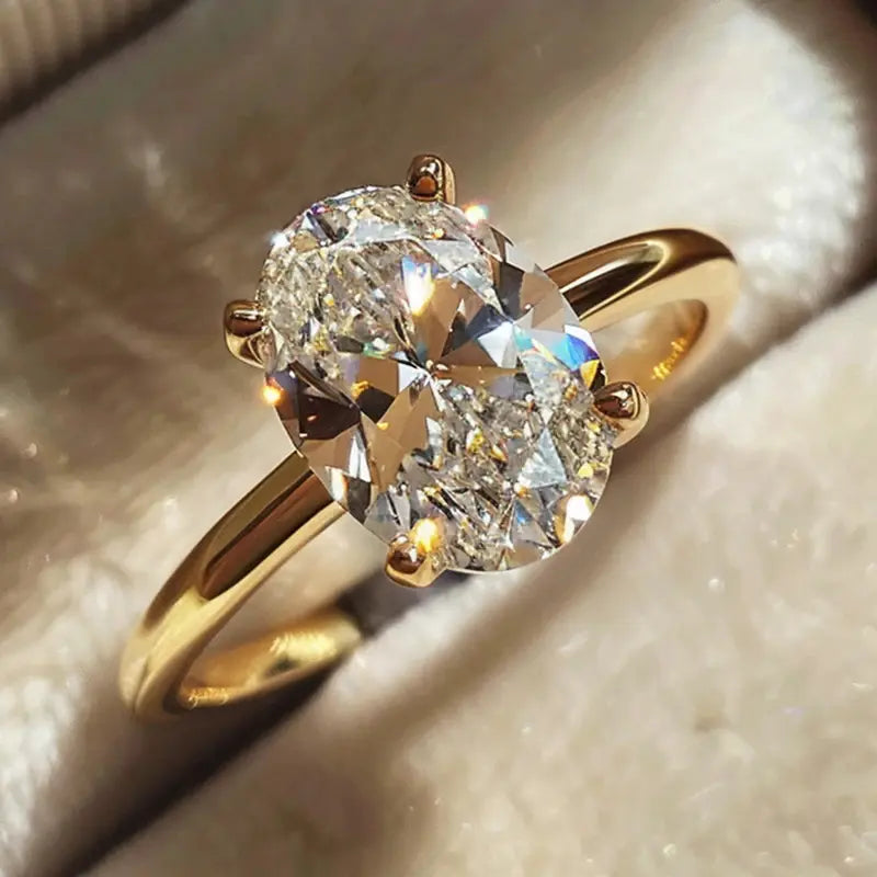 🔥 90% OFF TODAY:  The Radiant 4.50-Carat Premium Diamond Simulant Ring - 14K Gold Plated