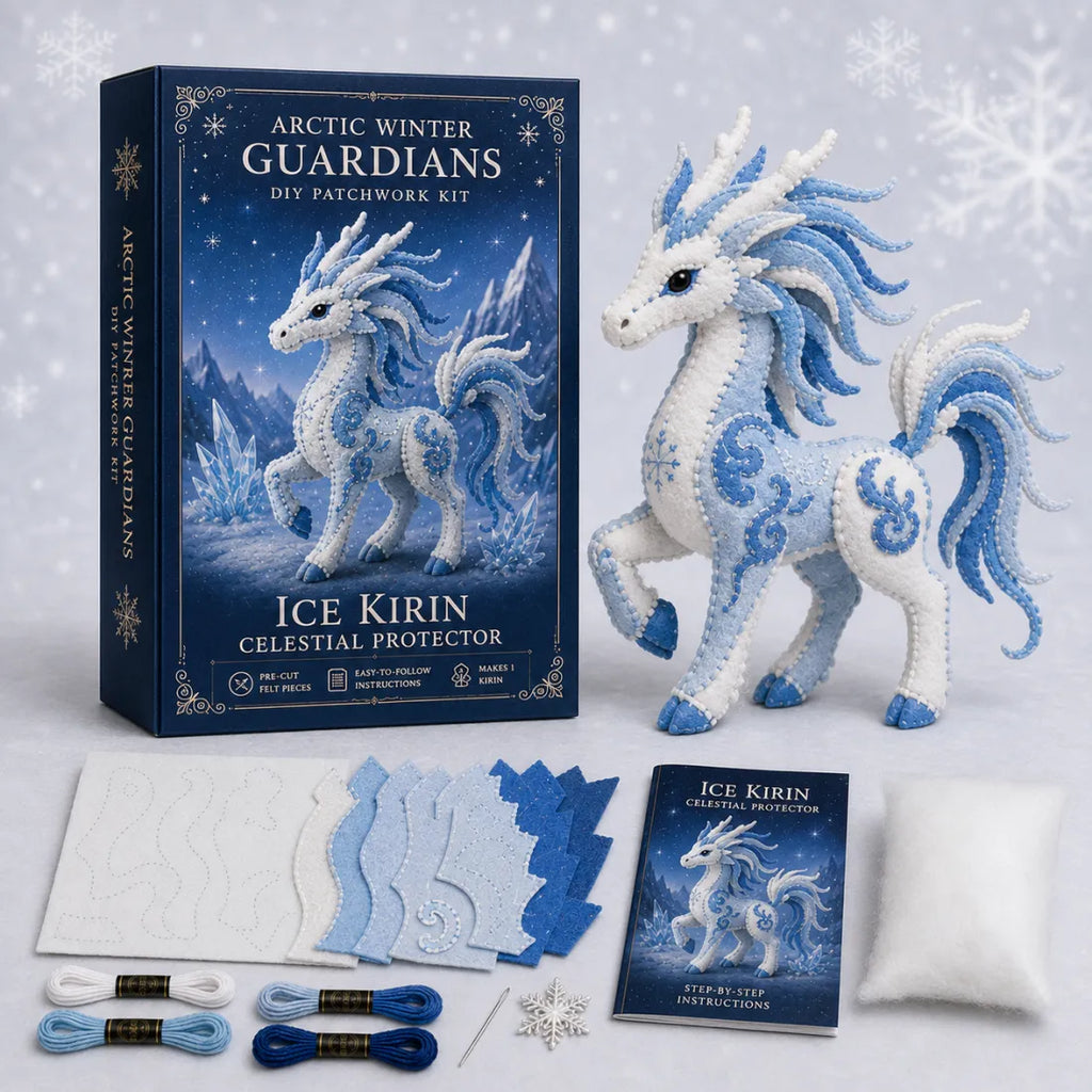 50%OFF 🔥Magical Ice Dragon Crafting Box - The Perfect Relaxing DIY Gift for Fantasy Lovers
