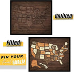 50% OFF🔥Wooden USA Travel Map Puzzle🧩A Stylish Way to Track Your Journey & Memories