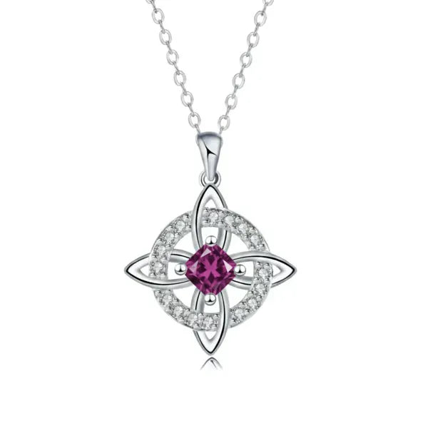 50% OFF🔥Mystical Birthstone Witches Knot Necklace🔮💞Protect Your Loved Ones