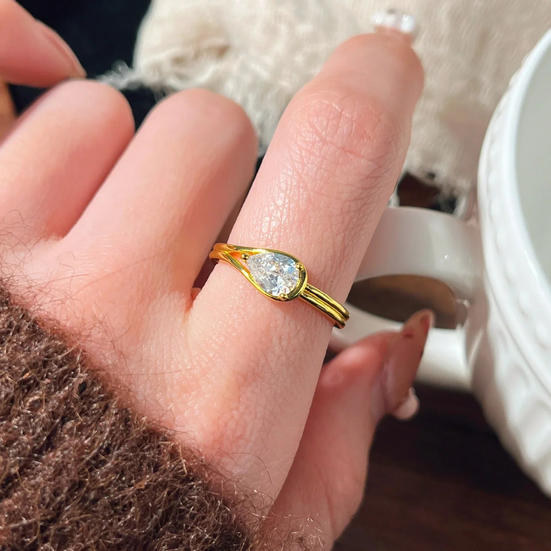 🔥 LAST DAY 90% OFF : The Viral "Rupert's Tears" Handcrafted Moissanite Ring