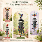 50%OFF 🔥Exquisite Hummingbird Wind Chimes Outdoor Garden Decor Hanging Ornament