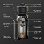 Upgrade Your Morning: Rich, Crema-Topped Espresso in Just 3 Minutes.