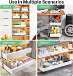 50%OFF 🔥Premium Expandable Pull-Out Cabinet Organizer — Strong, Spacious & Installation-Free