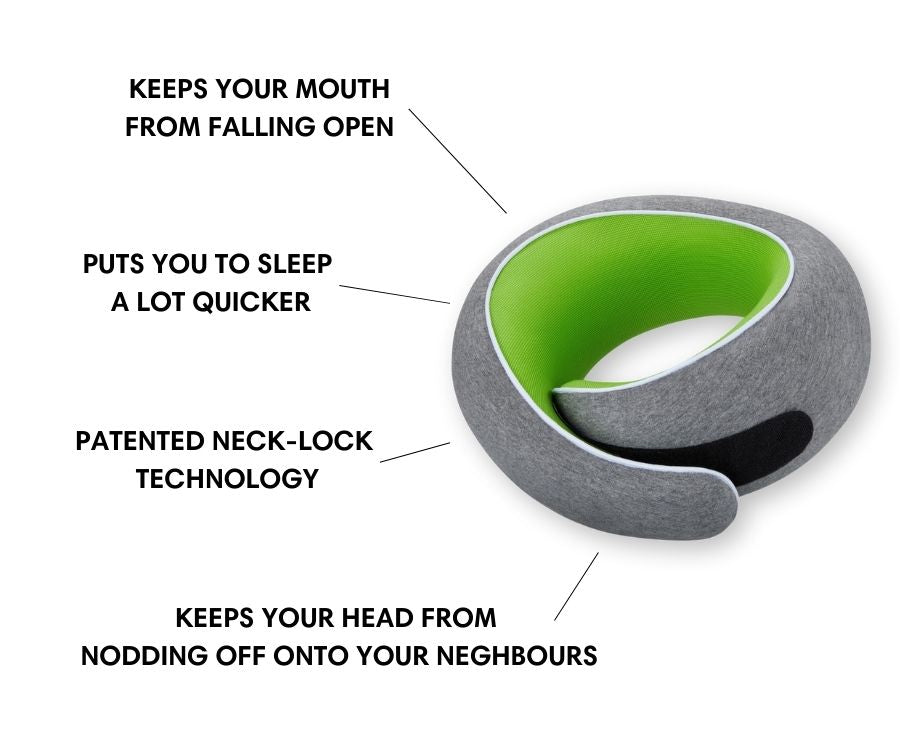 50%OFF 🔥The Ultimate Ergonomic Travel Pillow for Neck Pain Relief – Adjustable Wrap-Around Design