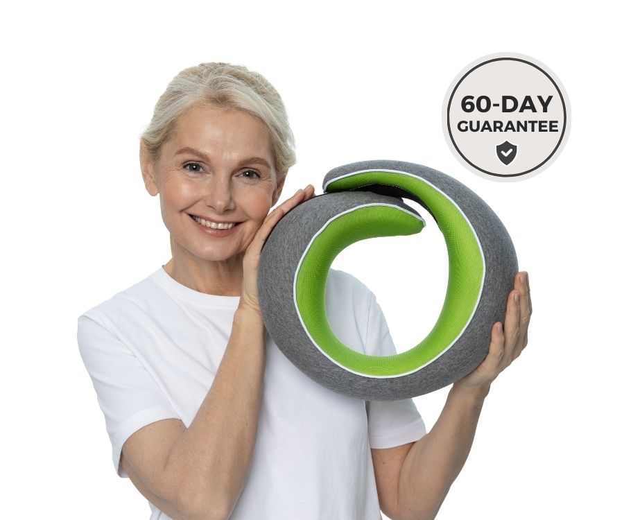 50%OFF 🔥The Ultimate Ergonomic Travel Pillow for Neck Pain Relief – Adjustable Wrap-Around Design