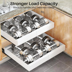 50%OFF 🔥Premium Expandable Pull-Out Cabinet Organizer — Strong, Spacious & Installation-Free