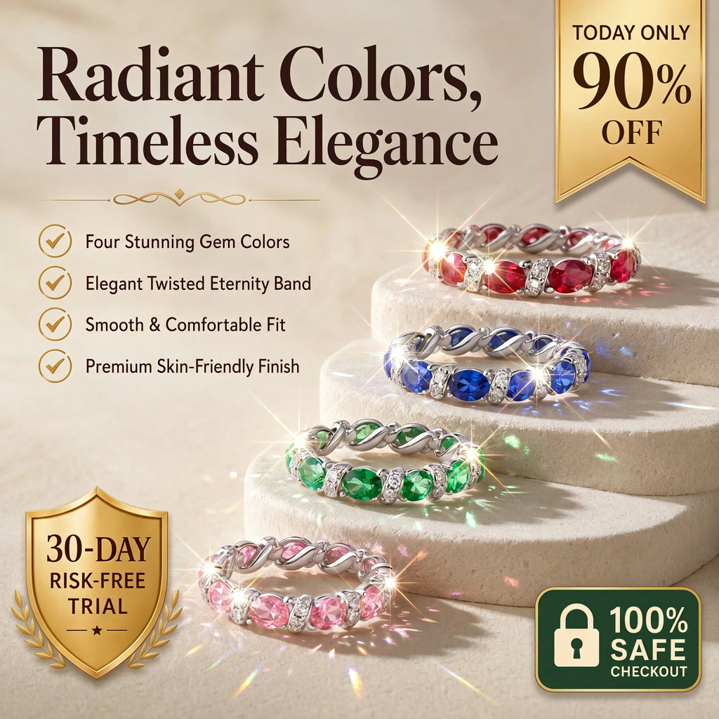 🔥 LAST DAY 90% OFF : Elevate Your Everyday with the Handcrafted Twisted Eternity Lab-Grown Gemstone Ring