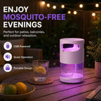 50%OFF 🔥🦟 UV Mosquito Killer Lamp – quiet, USB, chemical-free. 50K+ sold! 🔇🌙