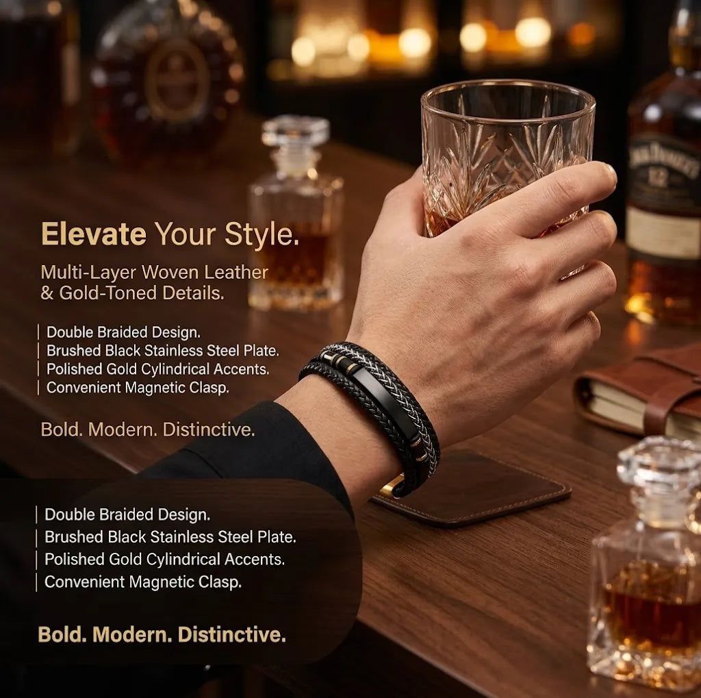 50% OFF🔥To My Son - Never Alone - Braided Bracelet Set