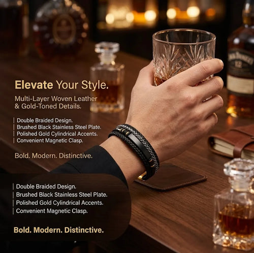 50% OFF🔥To My Son - Never Alone - Braided Bracelet Set