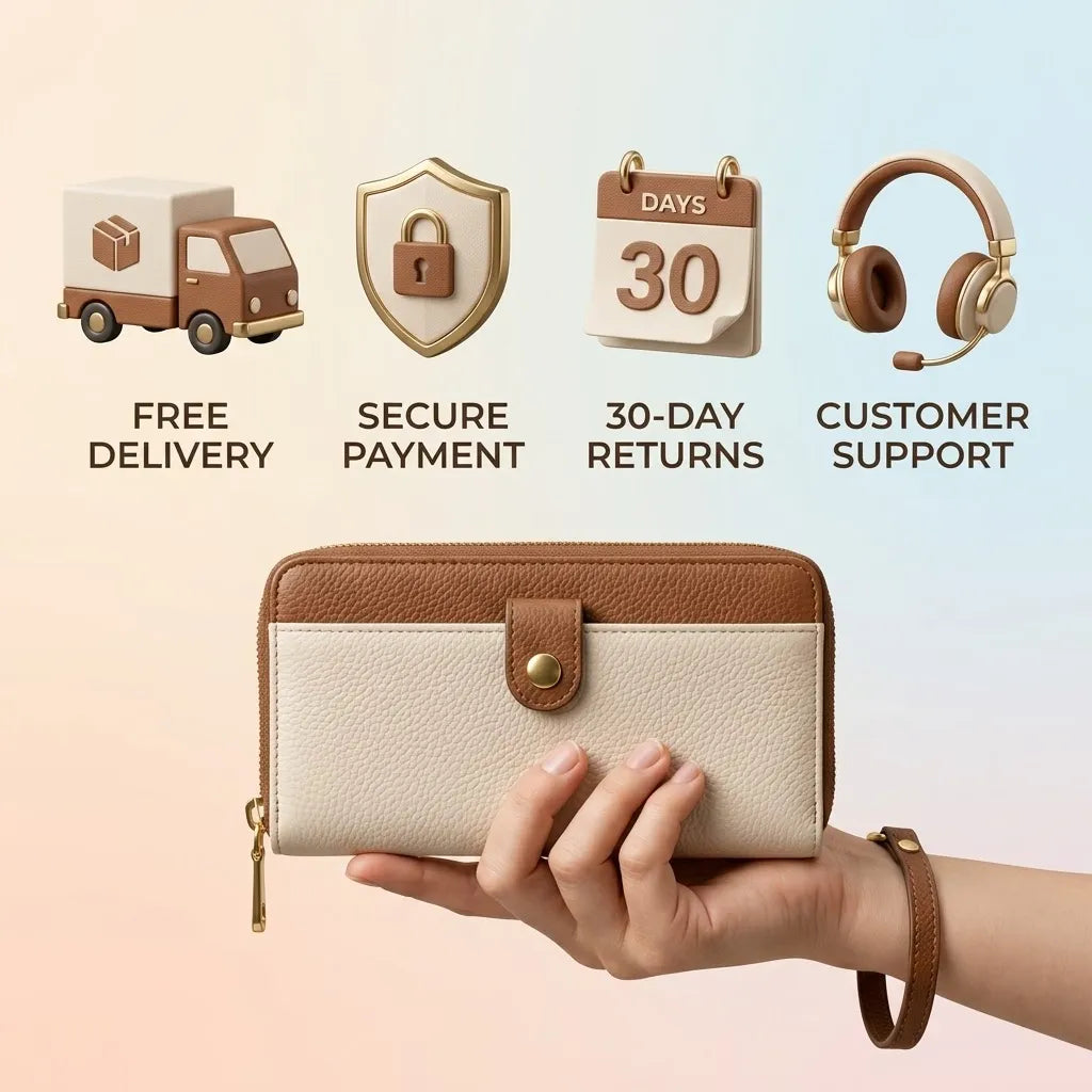 🔥Last Day 50% OFF-Women's long wallet, stylish clutch, elegant solid color blocking wallet