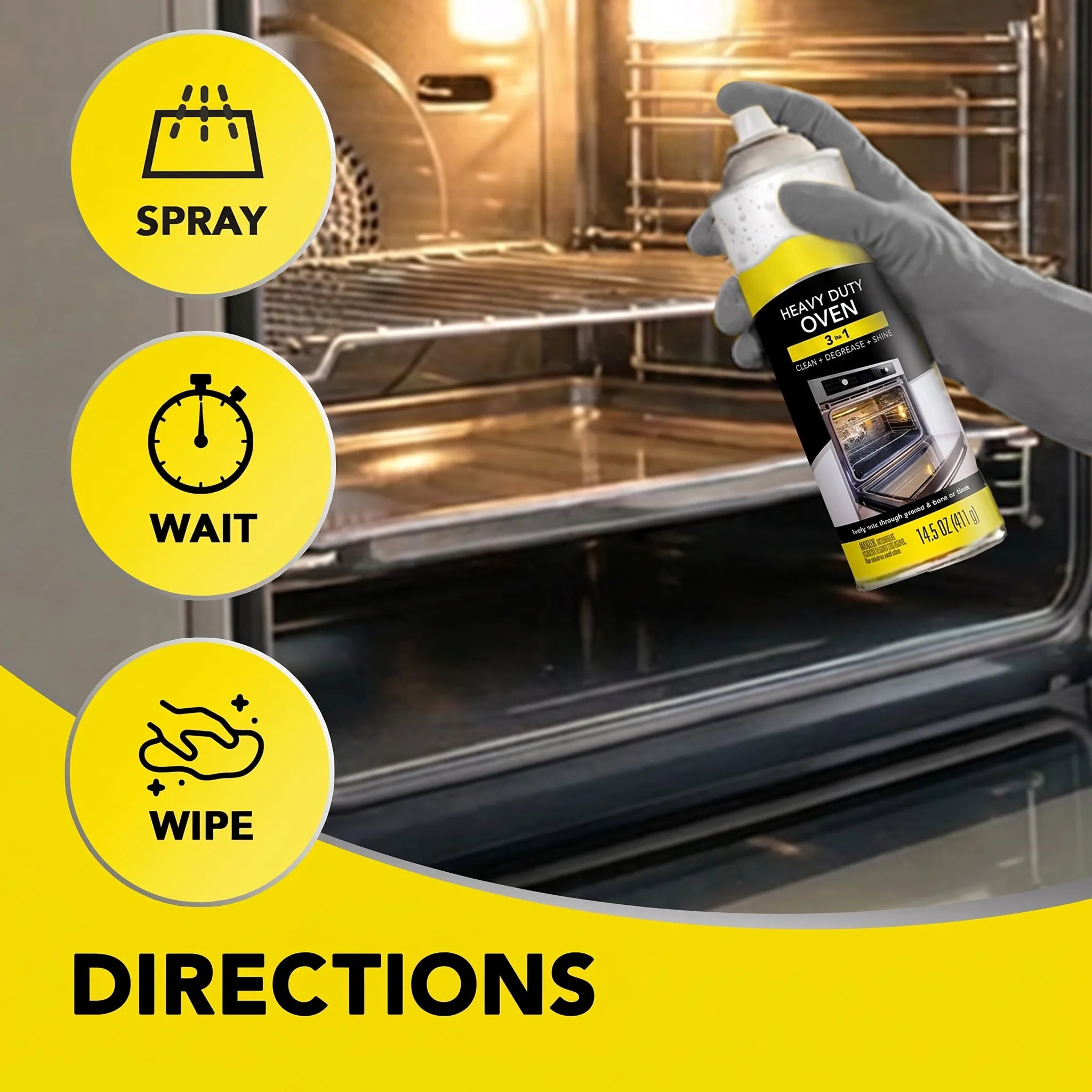 50%OFF 🔥3-in-1 Heavy Duty Oven Cleaner & Degreaser Spray