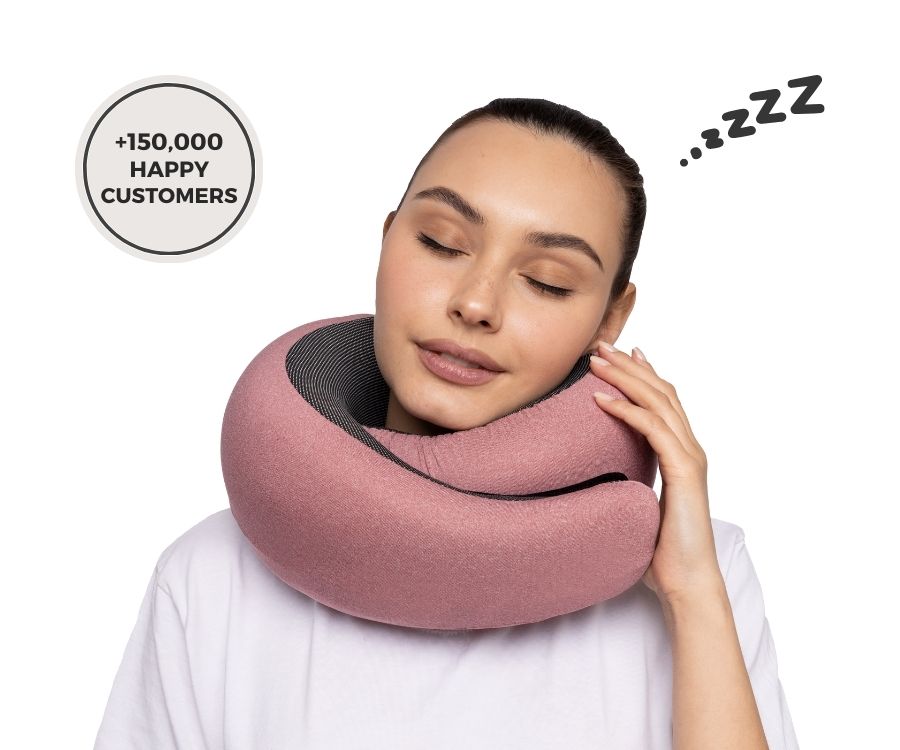 50%OFF 🔥The Ultimate Ergonomic Travel Pillow for Neck Pain Relief – Adjustable Wrap-Around Design
