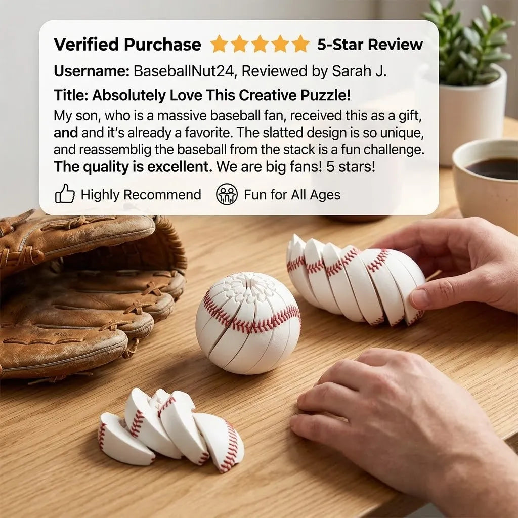 ⚾Last Day 50% OFF - Baseball Fidget Ball Toy