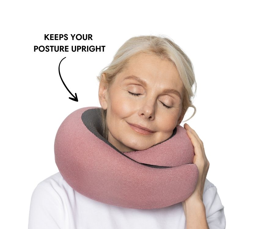 50%OFF 🔥The Ultimate Ergonomic Travel Pillow for Neck Pain Relief – Adjustable Wrap-Around Design