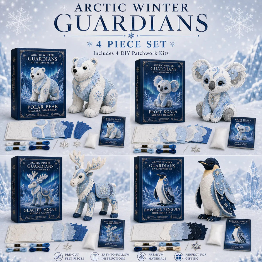 50%OFF 🔥Magical Ice Dragon Crafting Box - The Perfect Relaxing DIY Gift for Fantasy Lovers