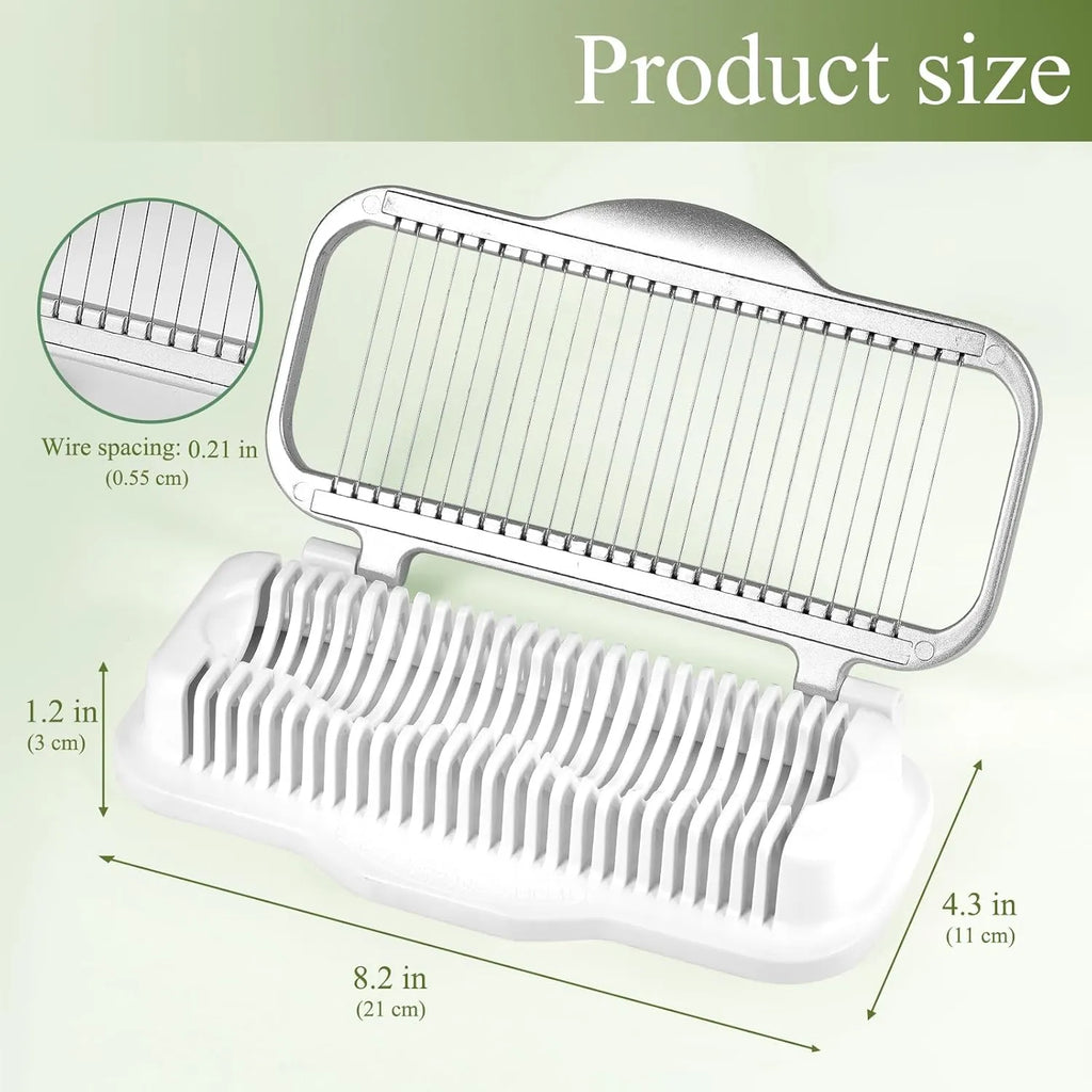 50%OFF 🔥Heavy Duty Multipurpose Egg & Fruit Slicer with Stainless Steel Wires