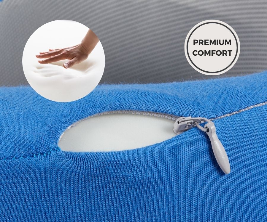 50%OFF 🔥The Ultimate Ergonomic Travel Pillow for Neck Pain Relief – Adjustable Wrap-Around Design