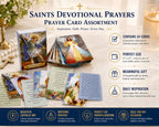 50%OFF 🔥✝️ Catholic Genuine Leather Holy Card Holder – Pocket Prayer Card Organizer with Snap Closure