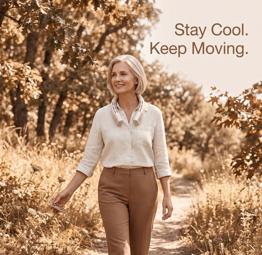 The Ultimate Summer Essential: 360° Cooling with No Hair Tangling.