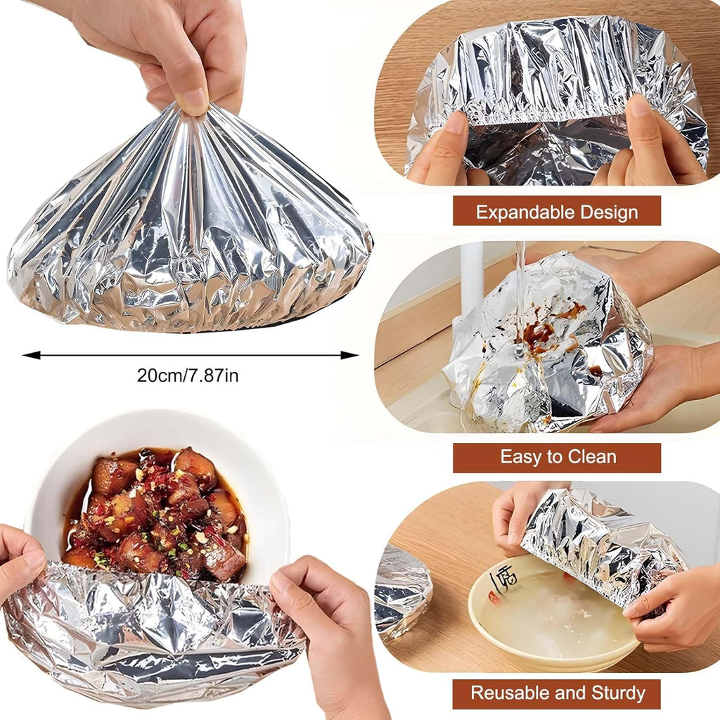 50%OFF 🍲🔥 Home dining table & food container aluminum foil heat-retaining cover