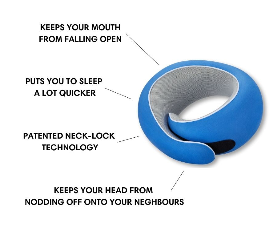 50%OFF 🔥The Ultimate Ergonomic Travel Pillow for Neck Pain Relief – Adjustable Wrap-Around Design