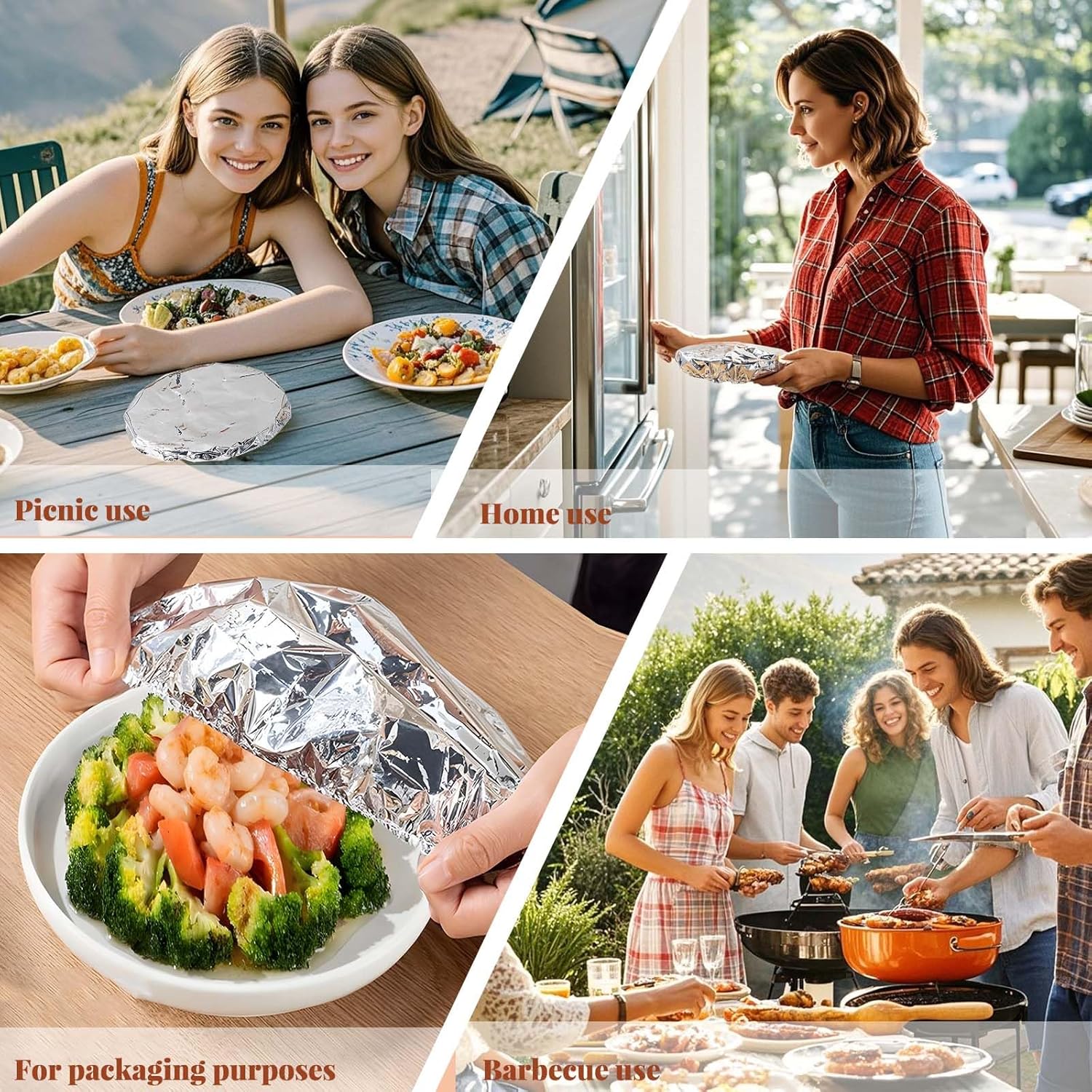 50%OFF 🍲🔥 Home dining table & food container aluminum foil heat-retaining cover