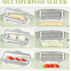50%OFF 🔥Heavy Duty Multipurpose Egg & Fruit Slicer with Stainless Steel Wires