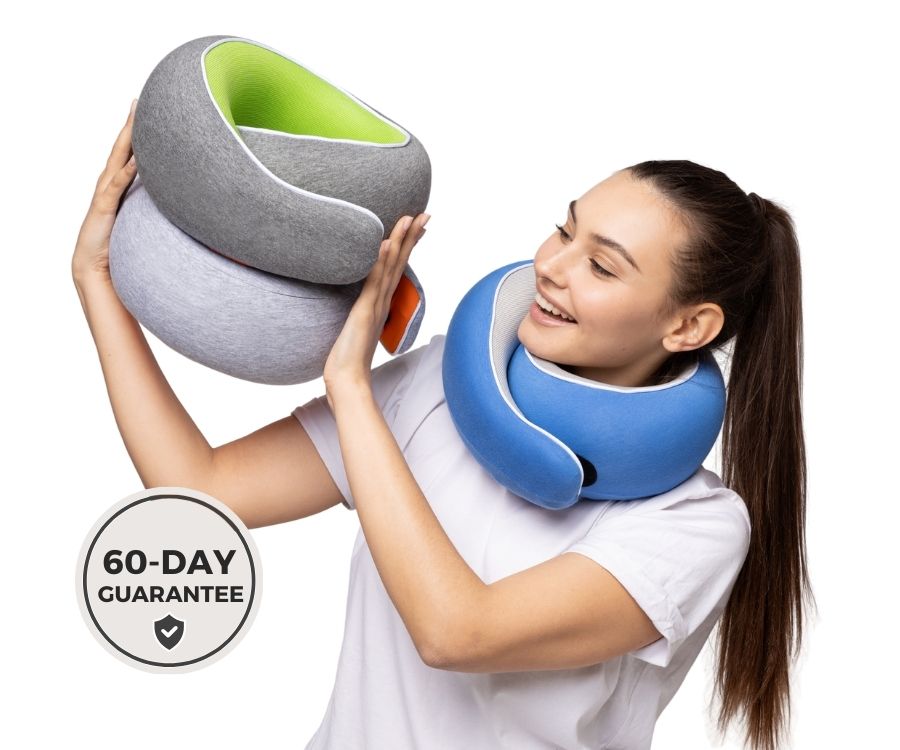 50%OFF 🔥The Ultimate Ergonomic Travel Pillow for Neck Pain Relief – Adjustable Wrap-Around Design