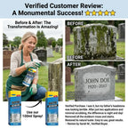 50% OFF🔥 Headstone Cleaning & Restoration Spray – Remove Stains Instantly
